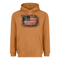 Meerkat Old Leopard American Flag Frame Heavyweight Hoodie - Bettercallsaul