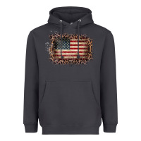 Smoke Old Leopard American Flag Frame Heavyweight Hoodie - Bettercallsaul