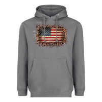 Storm Old Leopard American Flag Frame Heavyweight Hoodie - Bettercallsaul