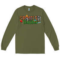 Army Green spanish teacher Long Sleeve Tee - Zillion Design Studio