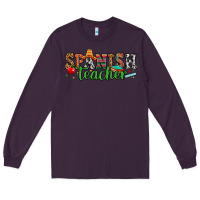 Plum spanish teacher Long Sleeve Tee - Zillion Design Studio