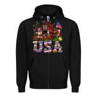 Black Barn in the USA Zipper Hoodie - Neo Western