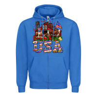 True Royal Barn in the USA Zipper Hoodie - Neo Western