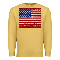 Antique Gold american flag tumbler Premium Sweatshirt - JahusDesignShop