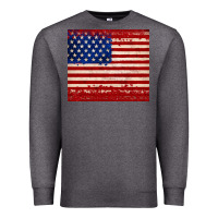 Charcoal Heather american flag tumbler Premium Sweatshirt - JahusDesignShop