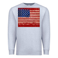 Heather Grey american flag tumbler Premium Sweatshirt - JahusDesignShop