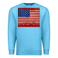 Ocean Blue american flag tumbler Premium Sweatshirt - JahusDesignShop
