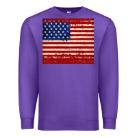 Purple american flag tumbler Premium Sweatshirt - JahusDesignShop