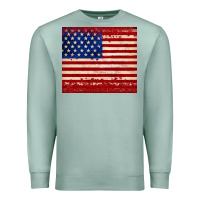 Seafoam american flag tumbler Premium Sweatshirt - JahusDesignShop