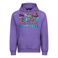 Tulip this teacher wears her her on her sleeve Urban Hoodie - NancyCooperArtShop