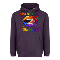 Plum kiss whoever you want Heavyweight Hoodie - JahusDesignShop