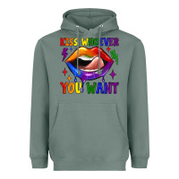 Sage kiss whoever you want Heavyweight Hoodie - JahusDesignShop