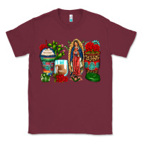 Burgundy lady of guadalupe coffee cups Classic Tee - Zillion Design Studio