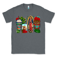 Charcoal Heather lady of guadalupe coffee cups Classic Tee - Zillion Design Studio