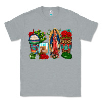 Heather Grey lady of guadalupe coffee cups Classic Tee - Zillion Design Studio