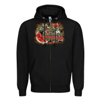 Black hot aunt summer Zipper Hoodie - SublimationCraftShop