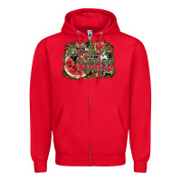 Red hot aunt summer Zipper Hoodie - SublimationCraftShop