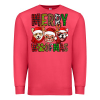 Cardinal merry woofmas dogs Premium Sweatshirt - Jasminsmagicworld