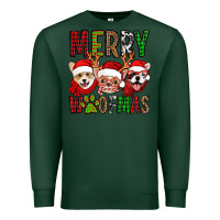 Sports Green merry woofmas dogs Premium Sweatshirt - Jasminsmagicworld