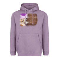 Lavender Wood Cowhide Pattern Heavyweight Hoodie - Bettercallsaul