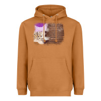 Meerkat Wood Cowhide Pattern Heavyweight Hoodie - Bettercallsaul