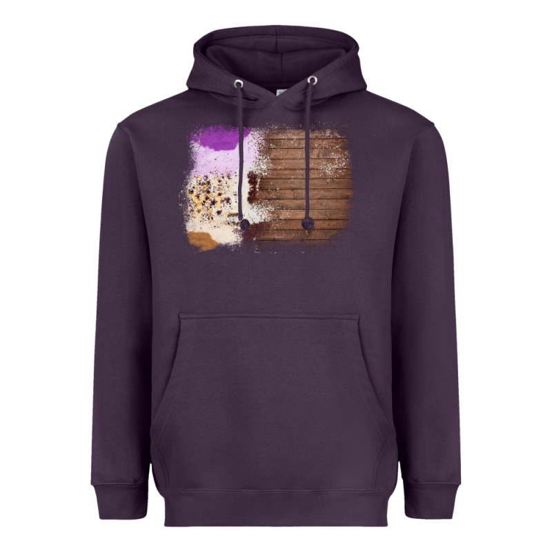 Wood Cowhide Pattern Heavyweight Hoodie by Bettercallsaul | Teevron