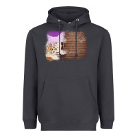 Smoke Wood Cowhide Pattern Heavyweight Hoodie - Bettercallsaul