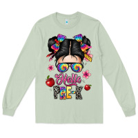 Matcha hello pre k Long Sleeve Tee - texasbilliewilder