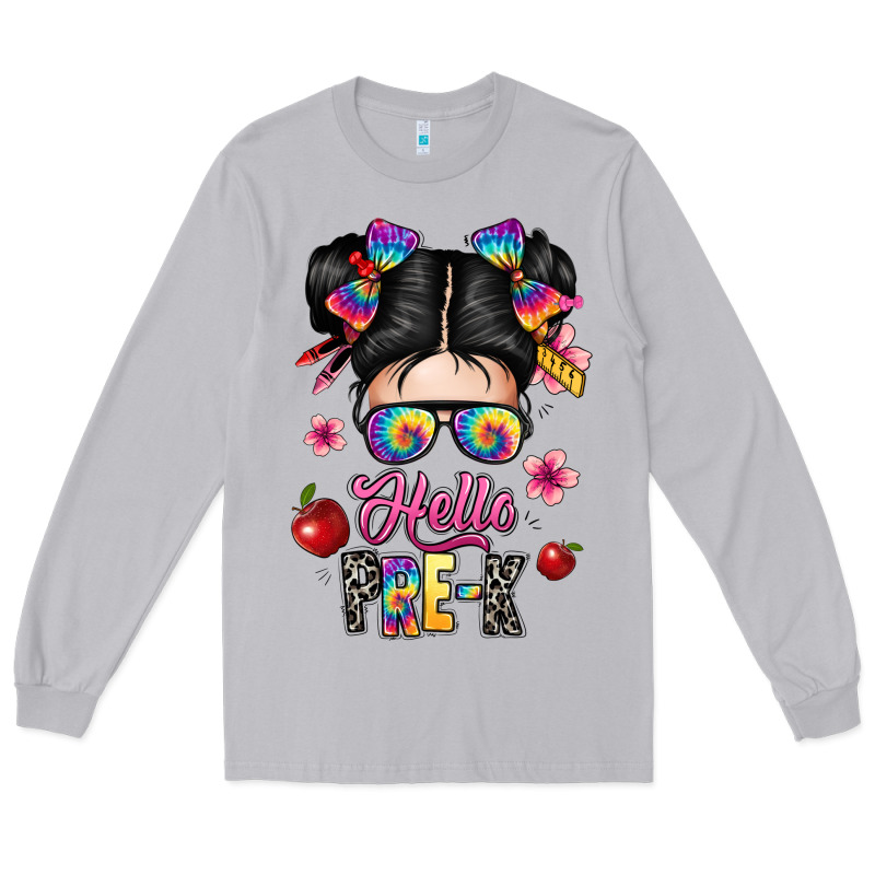 Hello Pre K Long Sleeve Tee by texasbilliewilder | Teevron