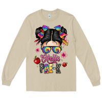 Mushroom hello pre k Long Sleeve Tee - texasbilliewilder