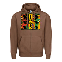 Chestnut juneteenth 1865 tumbler Zipper Hoodie - HRA Design Shop