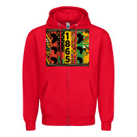 Red juneteenth 1865 tumbler Zipper Hoodie - HRA Design Shop