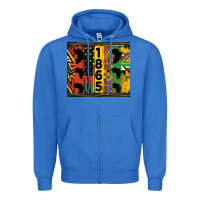 True Royal juneteenth 1865 tumbler Zipper Hoodie - HRA Design Shop