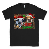 Black merry christmas heifers Classic Tee - RanaPortraitStore