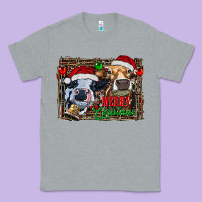 Merry Christmas Heifers Classic Tee Designed By Ranaportraitstore