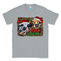 Heather Grey merry christmas heifers Classic Tee - RanaPortraitStore