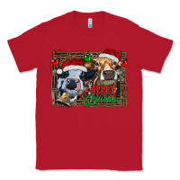 Red merry christmas heifers Classic Tee - RanaPortraitStore