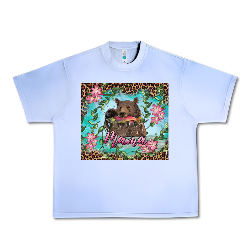 Mama Bear Haunting Fish Floral Urban Heavy Tee by RanaPortraitStore | Teevron