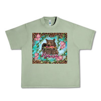 Oil Green mama bear haunting fish floral Urban Heavy Tee - RanaPortraitStore