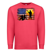 Cardinal american flag soldier sunset Premium Sweatshirt - JahusDesignShop