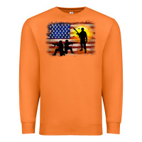 Carrot american flag soldier sunset Premium Sweatshirt - JahusDesignShop