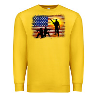 Lemon american flag soldier sunset Premium Sweatshirt - JahusDesignShop