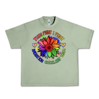 Oil Green oncology team sunflower Urban Heavy Tee - BarkalooDesign