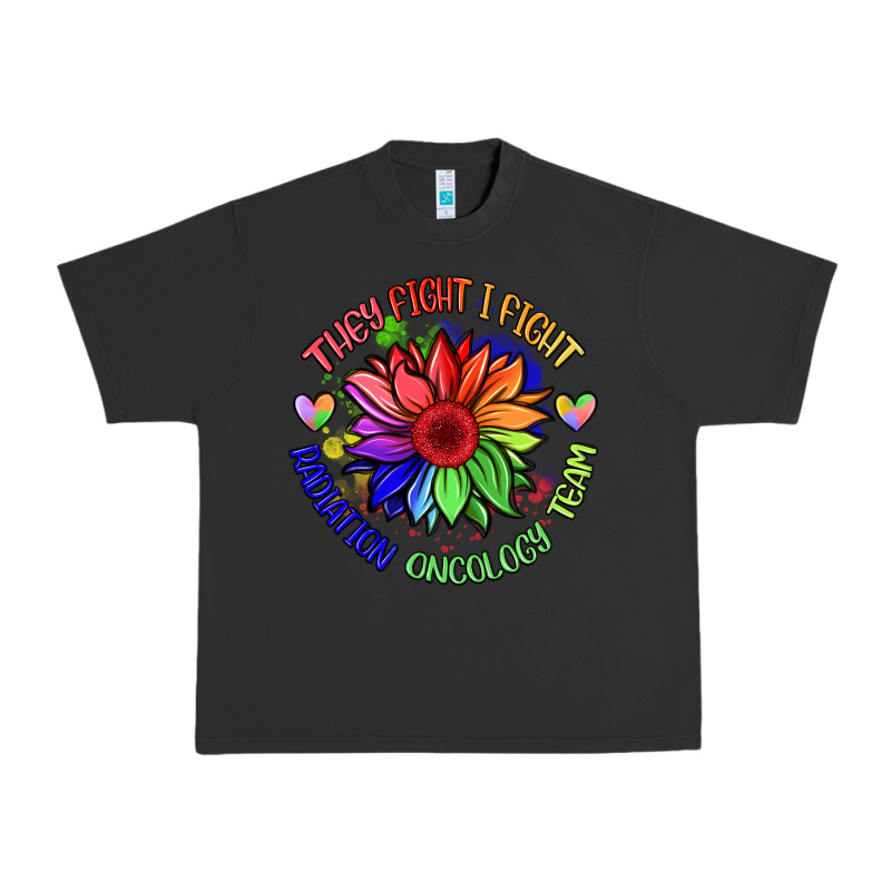 Oncology Team Sunflower Urban Heavy Tee by BarkalooDesign | Teevron