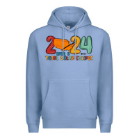 Colony Blue total solar eclipse Premium Hoodie - MaliasSmallBusiness