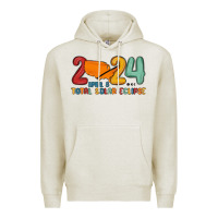 Oatmeal Heather total solar eclipse Premium Hoodie - MaliasSmallBusiness