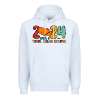 White total solar eclipse Premium Hoodie - MaliasSmallBusiness