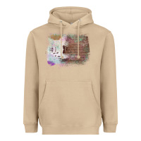 Mushroom Cowhide Wood Glitter Pattern Heavyweight Hoodie - Bettercallsaul