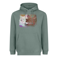 Sage Cowhide Wood Glitter Pattern Heavyweight Hoodie - Bettercallsaul