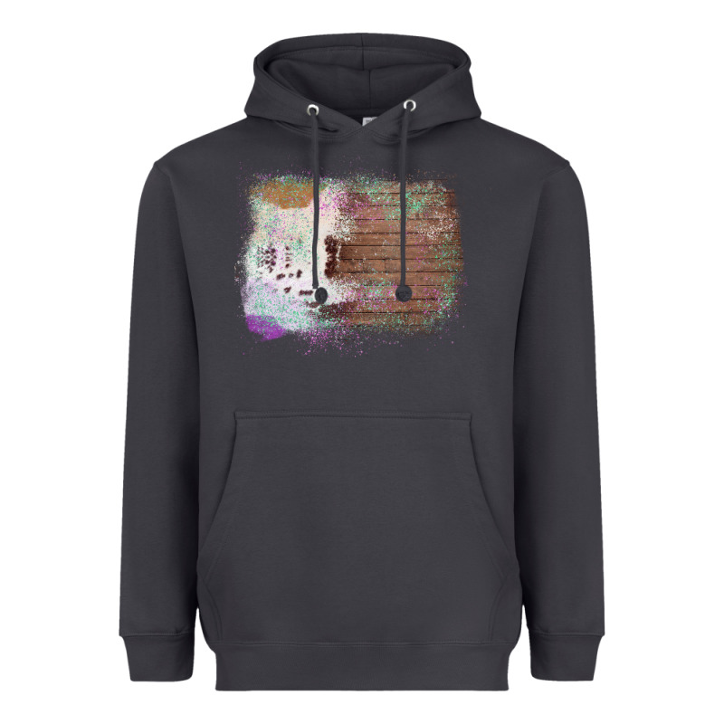 Cowhide Wood Glitter Pattern Heavyweight Hoodie by Bettercallsaul | Teevron
